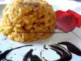 Ricetta Risotto allo zafferano con salsa alla liquirizia