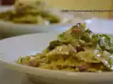 Ricetta Farfalle asparagi selvatici, pancetta e dolce sardo