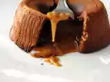 Ricetta Tortini al cioccolato con cuore al caramello al burro salato
