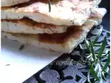 Ricetta Focaccia al rosmarino e sale maldon affumicato