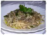 Ricetta Linguine alle vongole e salsa di tartufo nero