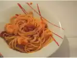 Ricetta Spaghetti gamberi e pomodori datterini
