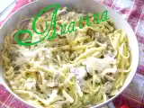 Ricetta Scialatielli..cavolo romano e lupini di mare