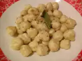 Ricetta Cucina molecolare, gel di amidi, gnocchi al sedano rapa e mascarpone