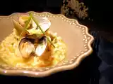 Ricetta Risotto con carote, zenzero e vongole