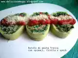 Ricetta Tanti auguri italia, rotolo di pasta fresca con spinaci, ricotta e speck