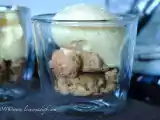 Ricetta Gelato croccante con crema chantilly e sbrisolona di mais marano.