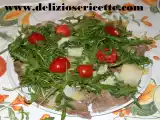 Ricetta Fettine di carne con rucola e parmigiano