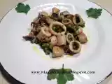 Ricetta Calamari al verde con piselli