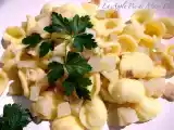 Ricetta Orecchiette alla trota e topinambur