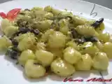 Ricetta Gnocchi di patate con gorgonzola, asparagi e pistacchi