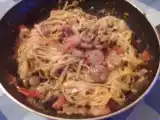 Ricetta Tagliolini melanzane e mazzancolle