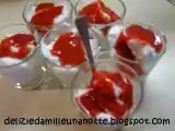 Ricetta Mousse di ricotta con coulis di fragole