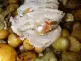 Ricetta Arrosto di lonza di maiale con carciofi e patate