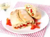 Ricetta Rotolo di pizza con ricotta, scamorza e pomodorini