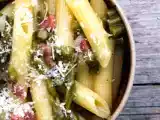 Ricetta Pasta risottata agli asparagi selvatici