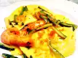 Ricetta Ravioli di pesce con gamberi e zucchine