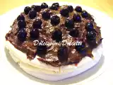Ricetta Vacherin con crema di cioccolato e amarene