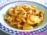 Ricetta Orecchiette allo zafferano con pomodori secchi