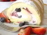 Ricetta Rotolo alle fragole e yogurt _ epres piskòtatekercs