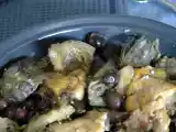 Ricetta Tajine di pollo profumato con carciofi e olive