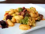 Ricetta Gnocchi con polpo e broccoli
