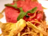 Ricetta Tartare di manzo alla senape con carciofi fritti - e un pensiero per la nostra terra