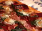 Ricetta Pizza velocissima con barbabietole e speck