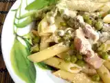 Ricetta Pasta con piselli e pancetta