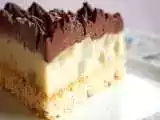 Ricetta Torta con Crema alle Pere e Mousse al Cioccolato