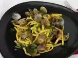 Ricetta Scialatielli al limone con carciofi e vongole