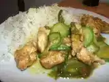 Ricetta Bocconcini di pollo fiori di zucca e riso basmati