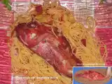 Ricetta Scorfano rosso con spaghetti e patate