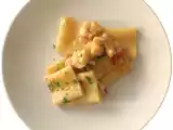 Ricetta Paccheri alla rana pescatrice