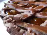 Ricetta Crostata al cacao con confettura di mango