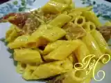 Ricetta Penne zafferano e speck