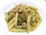 Ricetta Penne rigate con salsa di carciofi e gamberetti