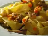 Ricetta Tagliatelle all'arancia con ragù bianco di anatra