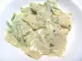 Ricetta Maltagliati con zucchine e crema di salmone