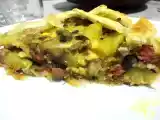 Ricetta Torta salata patate, funghi e salsiccia