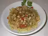 Ricetta Pasta al ragu' di pesce spada