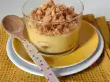Ricetta Crumble alla crema con banane