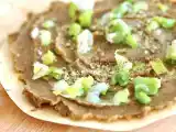 Ricetta Papad con crema di lenticchie