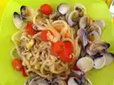 Ricetta Pici senesi con frutti di mare