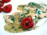 Ricetta Scaloppine alle erbe aromatiche con pomodori confit