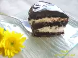 Ricetta Torta cioccolatosa con ricotta, panna scorzette arancio