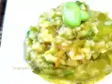 Ricetta Risotto fave e fiori di zucca