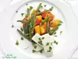 Ricetta Fagiolini freschi con patate, pomodori e feta