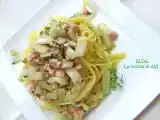 Ricetta Tagliatelle con finocchio brasato e salmone affumicato