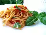 Ricetta Spaghetti al pomodoro e basilico